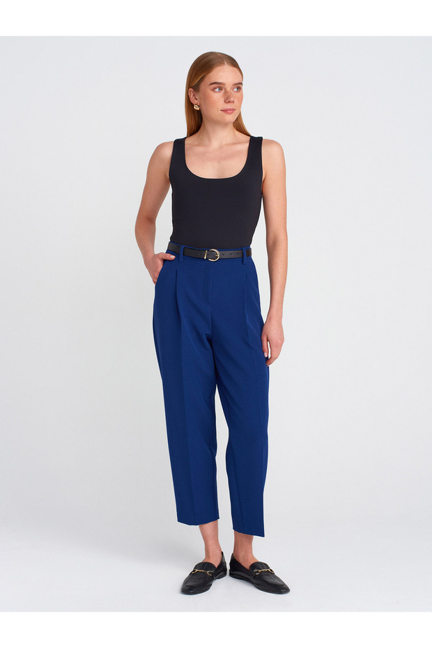 20977 قميص رياضي أساسي بحزام سميك - أسود - 3