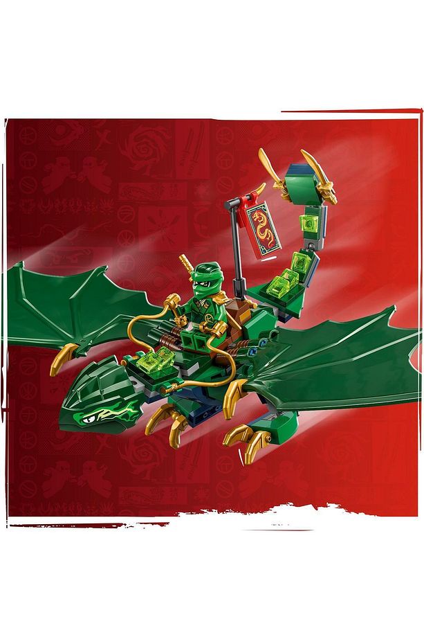 ® NINJAGO® Lloyd'un Yeşil Orman Ejderhası 71829 - 6+ Yaratıcı Oyuncak Yapım Seti (128 Parça) - 8