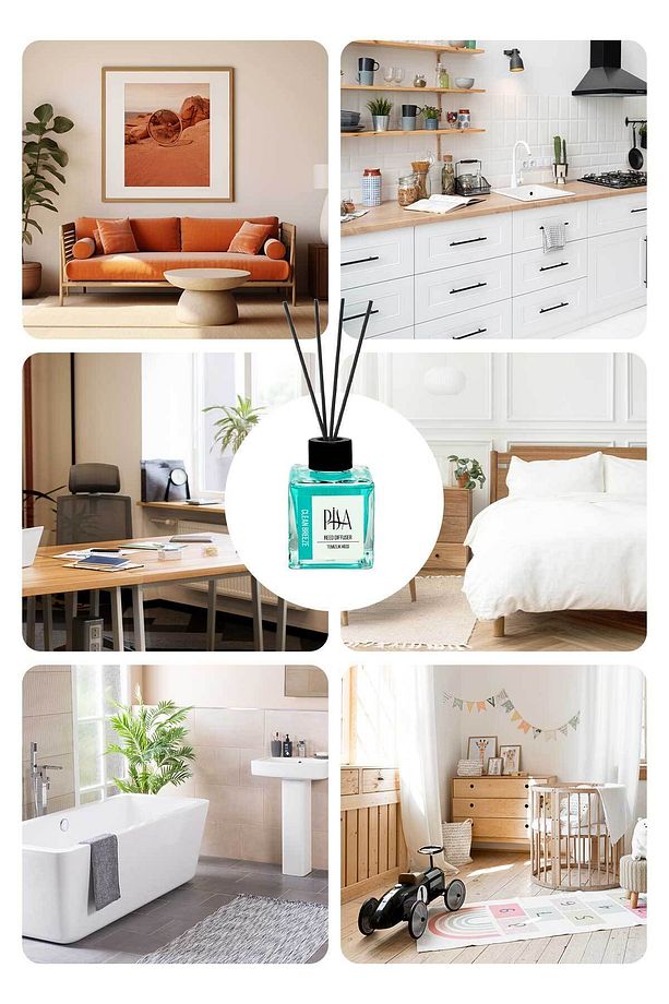 Temizlik Hissi Çubuklu Oda Kokusu Clean Breeze Reed Diffuser 100ml - 5