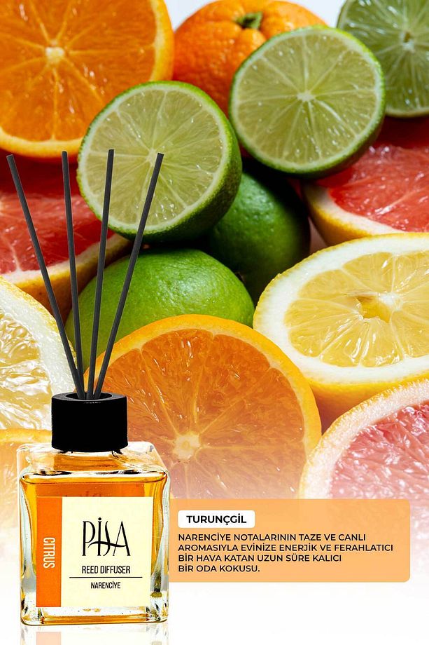 Turunçgil Çubuklu Oda Kokusu Citrus Reed Diffuser 100ml - 2