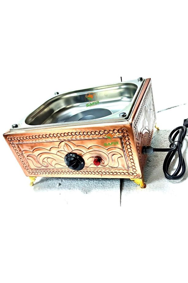 Bakır Kumda Kahve Makinesi Orta Boy 35x28 Cm Bakır Kumda Kahve Közde Kahve - 3