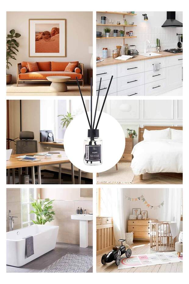 Kaşmir Çubuklu Oda Kokusu Cashmere Reed Diffuser 50ml - 2
