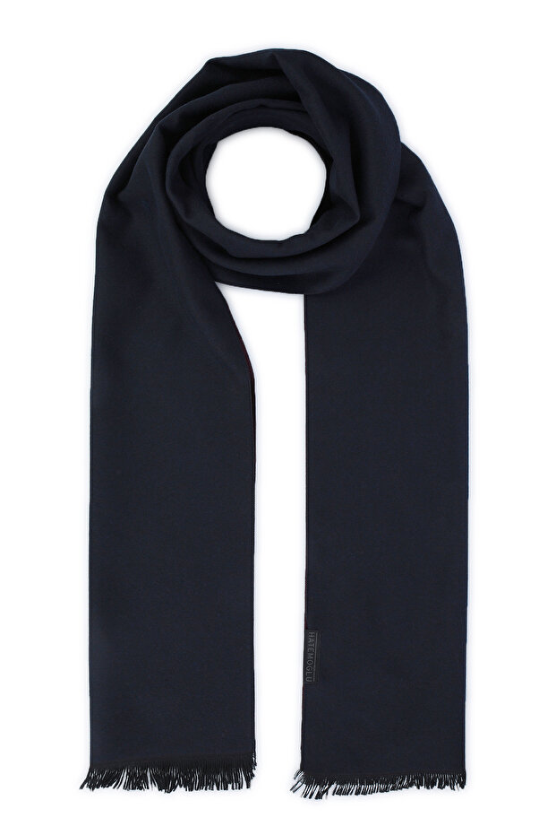 Navy Blue Double Sided Scarf