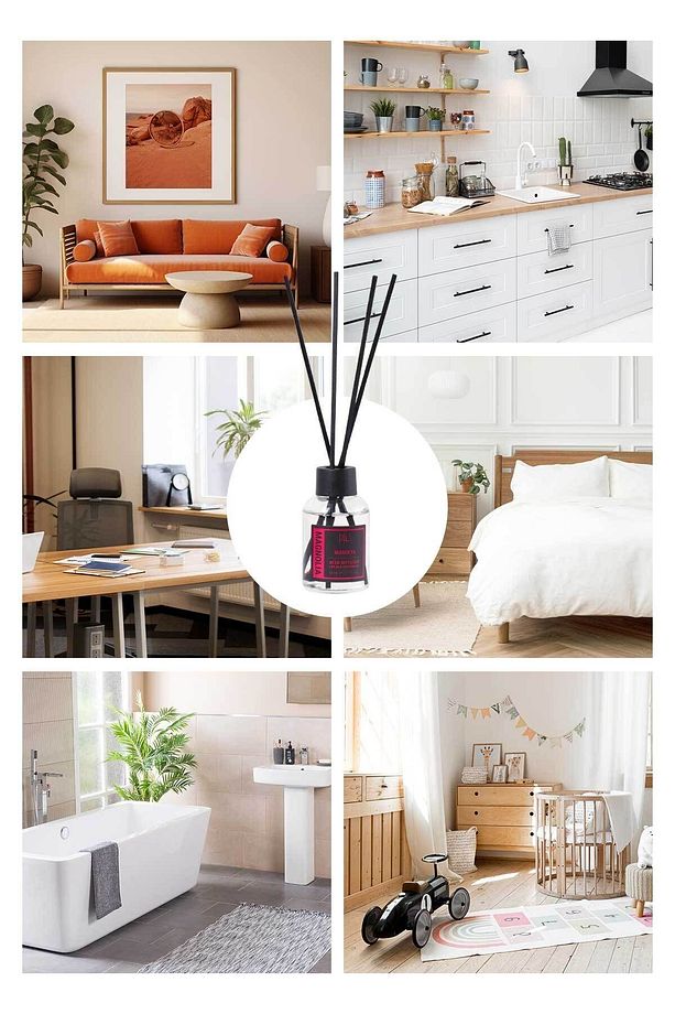 Manolya Oda Çubuklu Oda Kokusu Magnolia Cherry Reed Diffuser 50ml - 2