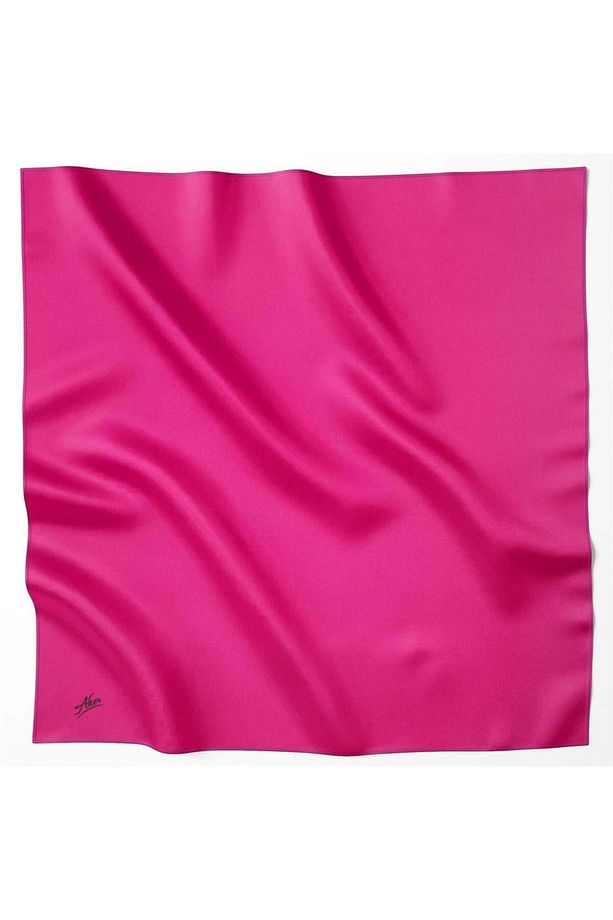 Tivil Eşarp - Polyester Twill - Düz Renk - 8742795-999 - Pembe - 1