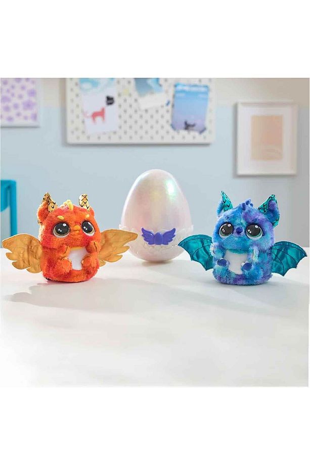 Sesli ve Işıklı Hatchimals Alive Mystery Hatch Draggle İnteraktif Peluş Sürpriz Yumurta - 6