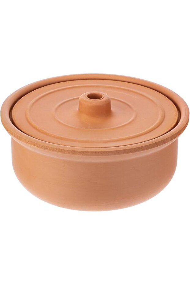 Round Bowl 24Cm X 24Cm X 10Cm Clay Colour