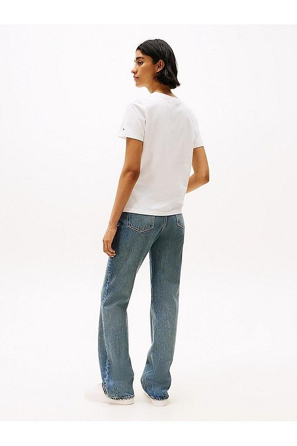Kadın REG SCRIPT C-NK TEE SS T-shirt - 4