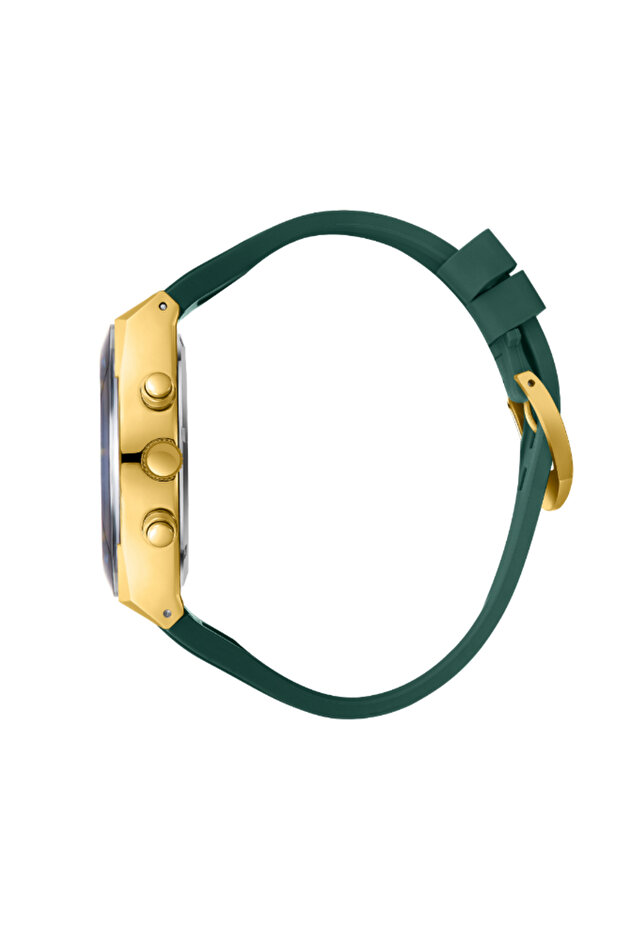 ساعة رجالية متعددة الوظائف بمينا خضراء داكنة - LC08088.177 - 3