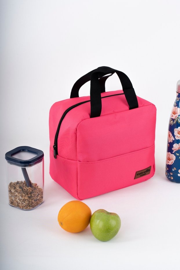 7 lt mila food carrying bag heat insulated thermal bag lunch box camping pink