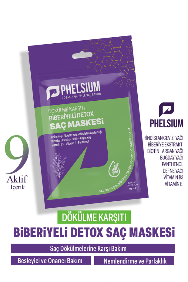 9 Active Anti-Shedding Rosemary Detox Hair Mask