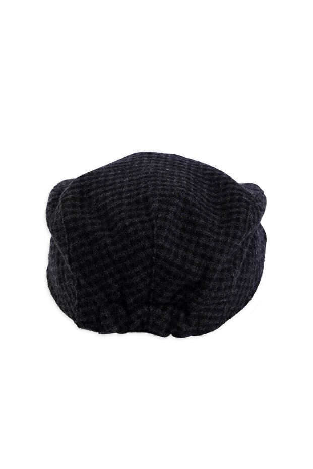 Patterned Woolen Cap Hat - 2