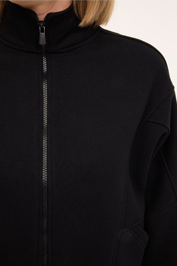 WL FAYE 18SS411 4PR Siyah Kadın Eşofman Üstü - 4
