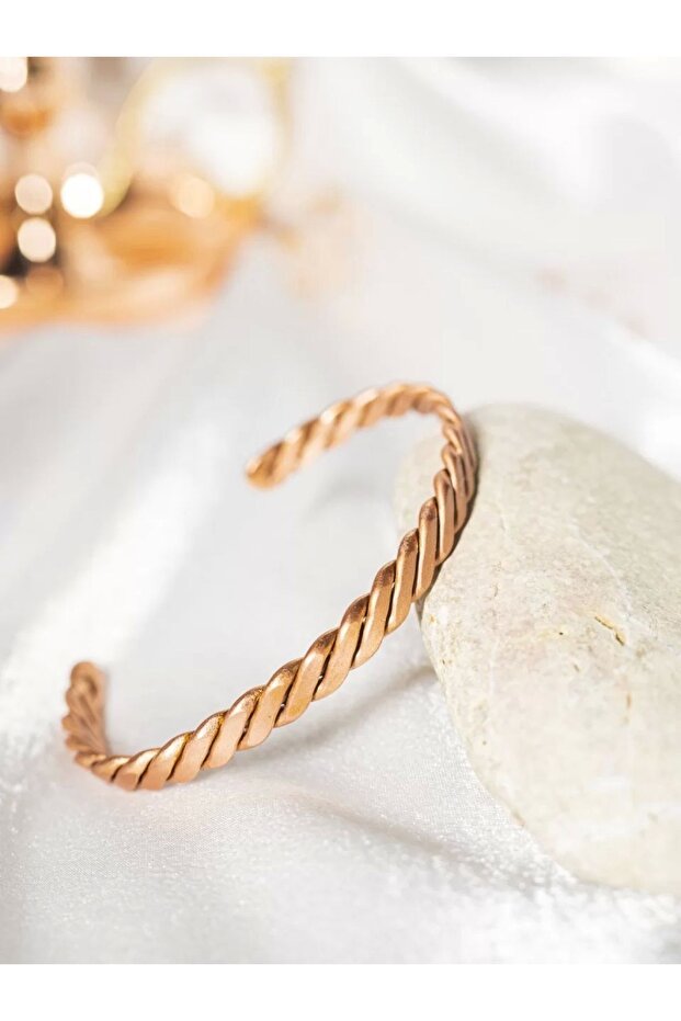 Bakır Bileklik Rosa Model - 4