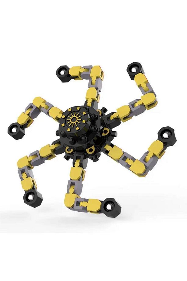 Örümcek Çark Fidget Spinner Stres Çarkı Zincir Robot Eğitici Oyuncak - 7
