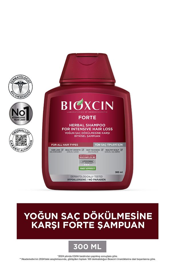 Forte Şampuan Tüm Saç Tipleri Için 3x300ml- - 4
