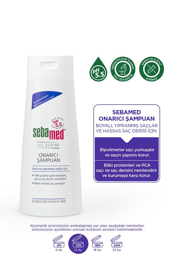 Kepek Karşıtı Şampuan 400ml ve Yıpranmış Saçlara Özel Onarıcı Şampuan 200ml Set - 3