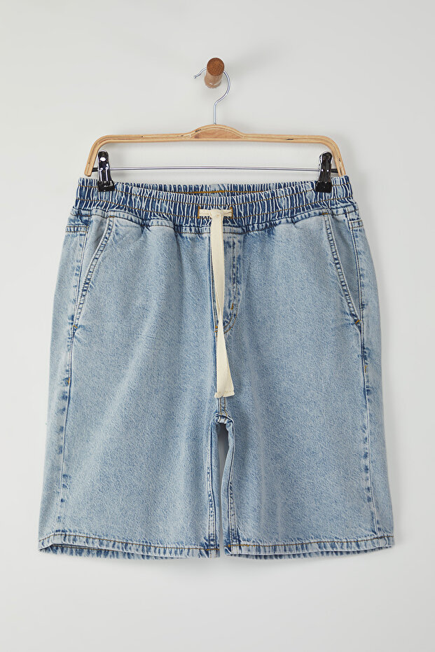 Açık Mavi Regular Şort & Bermuda TMNSS25SR00032 - 6