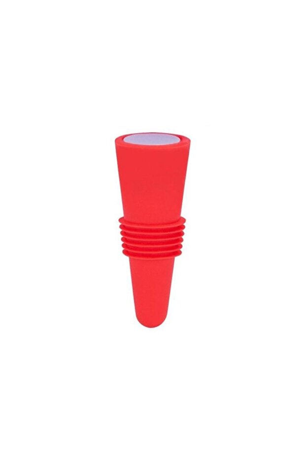 Red 1PC Silicone Wine and Beverage Bottle Cap Set Leak Proof Champagne Bottles Sealer Stoppers Wine