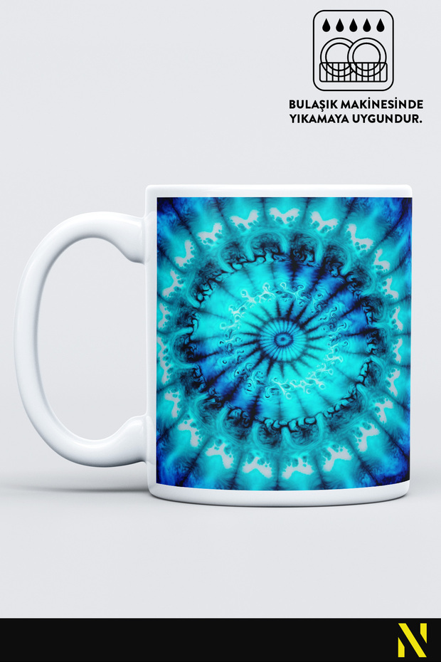 Batik Patterned Colorful Mug – 330 ml Mug |   Stylish and Durable Design - 2