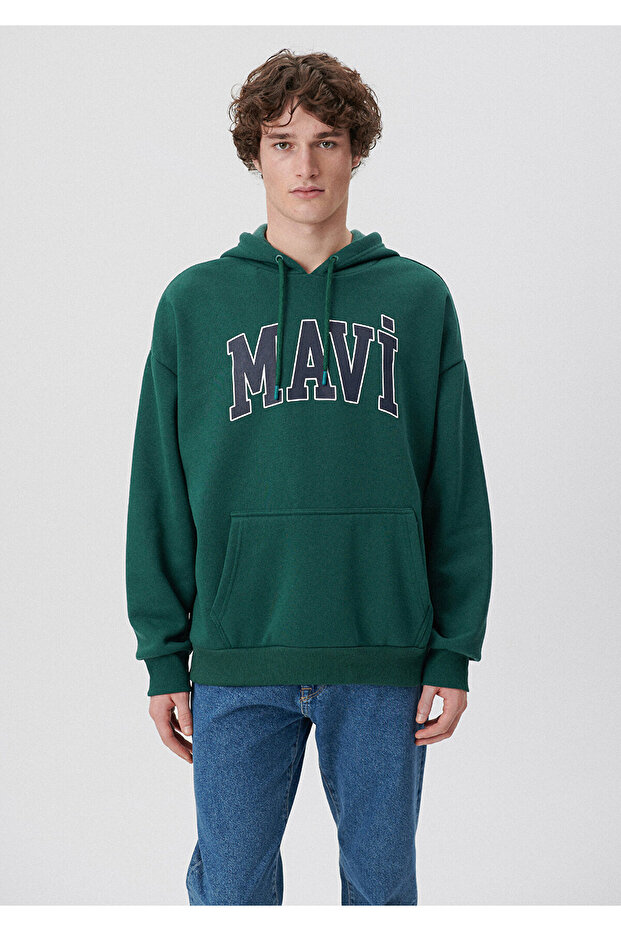 Logo Baskılı Kapüşonlu 067149 - 4