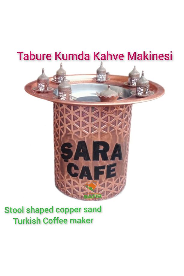 Safir Tabure Kumda Kahve Makinesi Yüksek Boy Kumda Kahve Makinesi Safir Kumda Kahve Cihazı - 2