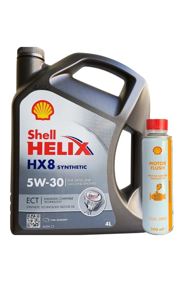 Helix Hx8 5w-30 Ect 4 Litre Motor Yağı(2025)/ Flush Karter Temzileyici - 1