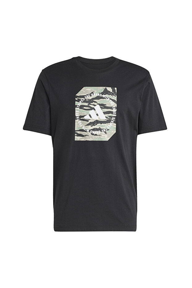 Camo Shape Graphic Tişört - 6
