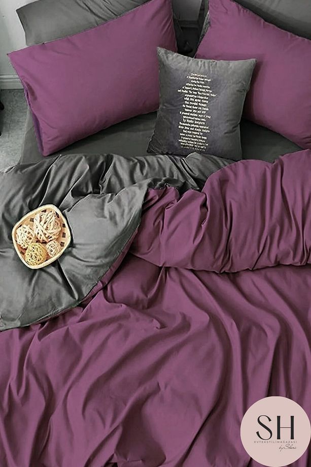 Basic  Kolay Ütülenir Çift Kişilik 4 Yastıklı Nevresim Seti 200 X 220 %100 Pamuk01202488yeni - 1