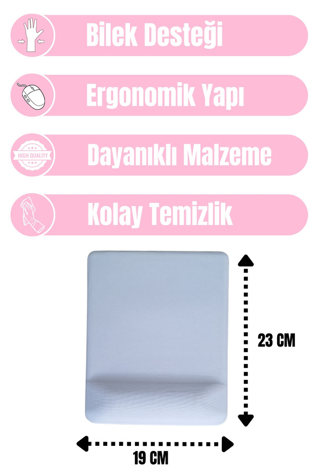 Yazılımcı Mühendis I'm A Software Developer Baskılı Dikdörtgen Bilek Destekli Mousepad - 3
