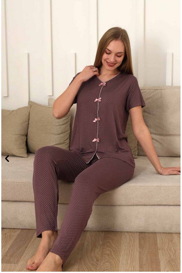 Alimer Kısa Kollu Pijama Takımı - 1