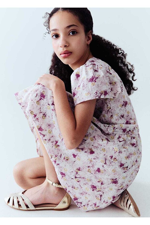 Çizgili sandalet - 6