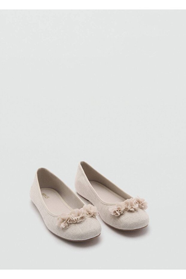 Çiçek Süslemeli Babet - 1