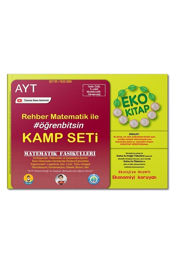 Ayt Matematik Fasikülleri Seti Eko - 1
