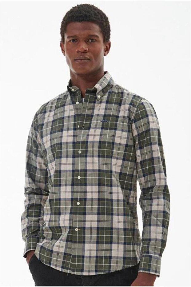 Wetherham Tailored Gömlek Tn16 Forest Mist Tartan - 1