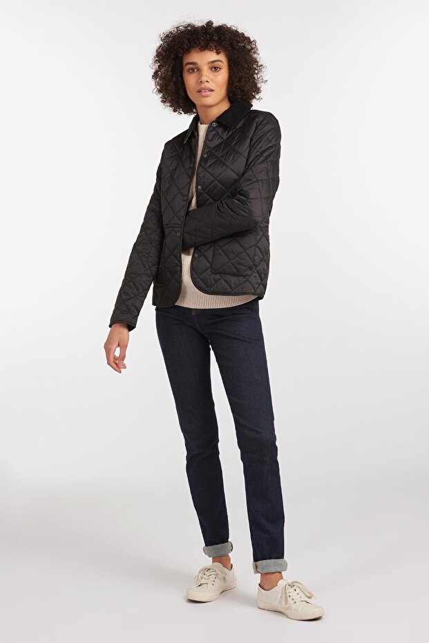 Deveron Kapitone Ceket Bk91 Black-olive - 3