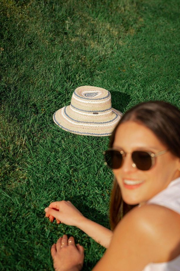 Dana Cloche Straw Bucket Şapka Mı11 Multi - 3