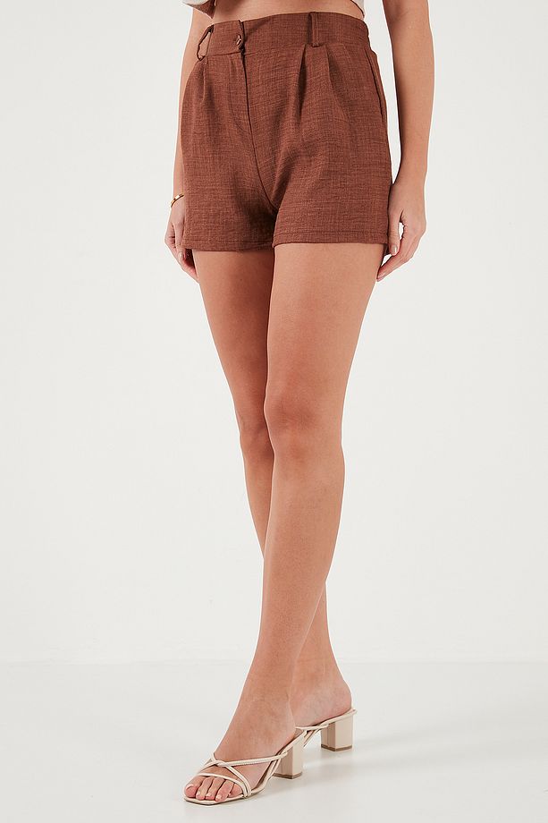 Kırçıllı Regular Fit Cepli Kısa Şort ŞORT 5866201 - 3