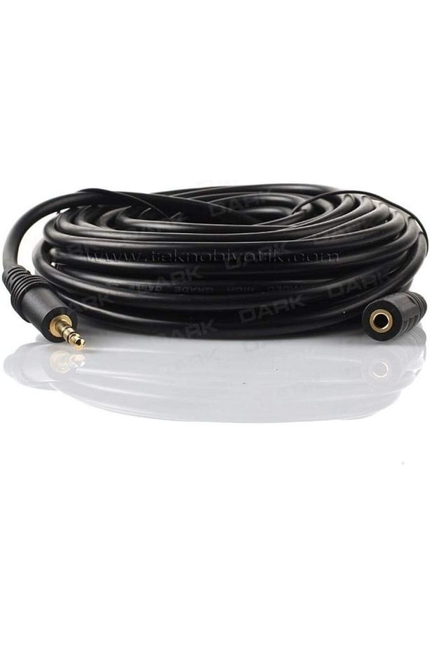 CEM 10 Metre 3.5mm Stereo Ses Uzatma Kablosu (3.5mm Dişi - 3.5mm Erkek) (DK-CB-AUEXTL1000) SHOP 110 - 1