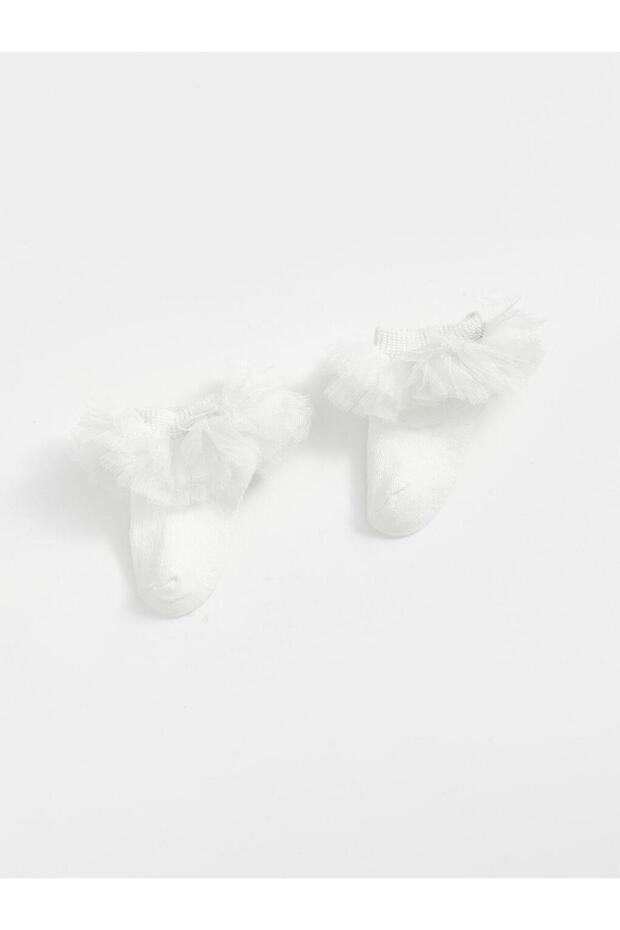 Lcw Baby Basic Baby Girl Booties Socks