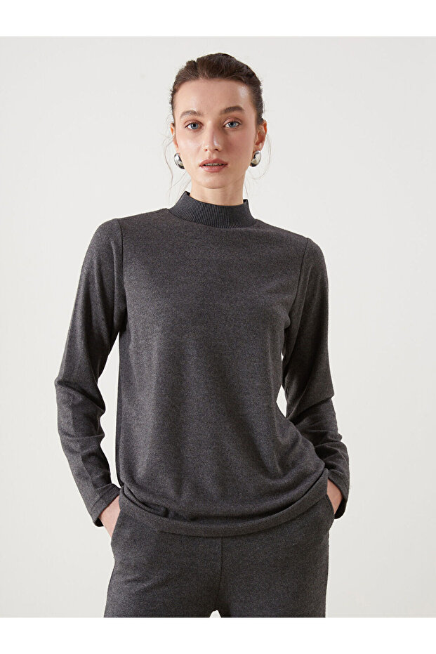 Nevavm with a Difference Stand Collar Women's T-Shirt