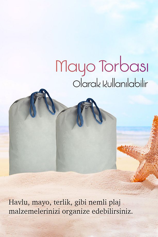 Mayo Torbası Bebek Bezi Torbası Kirli Temiz Kıyafet Torbası Valiz Içi Organizer Oyuncak Torbası - 3