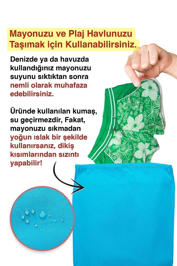 Mayo Torbası Bebek Bezi Torbası Kirli Temiz Kıyafet Torbası Valiz Içi Organizer Oyuncak Torbası - 4