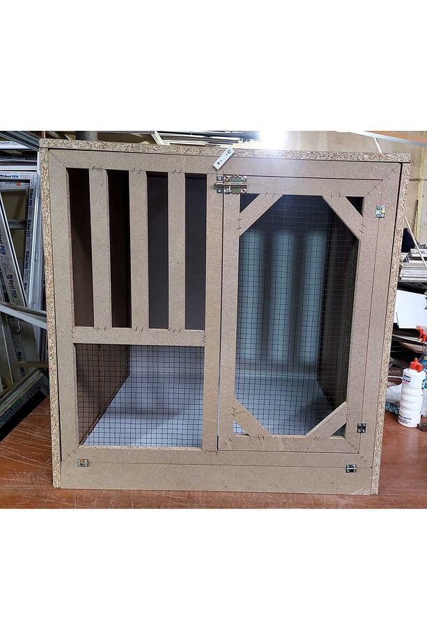 Horoz Kafesi 80x80x80 Ölçülerinde - Hint Horozu Kafesi - 1