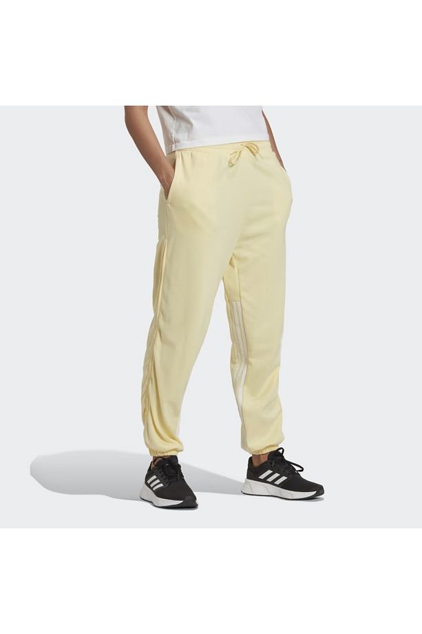 ADİDAS HYPERGLAM 3-STRİPES OVERSİZED CUFFED WİTH SİDE ZİPPERS JOGGER EŞOFMAN ALTI-HK2559 - 3
