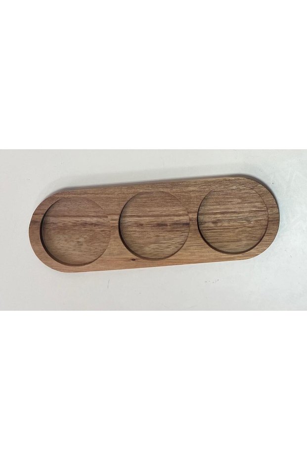 Marsha Acacia Wooden Stand 8 cm X 10X cm X 29 cm