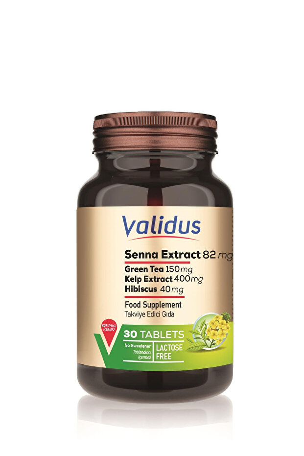 Senna + Hibiscus + Green Tea + Kelp Extract 30 Tablets - 1