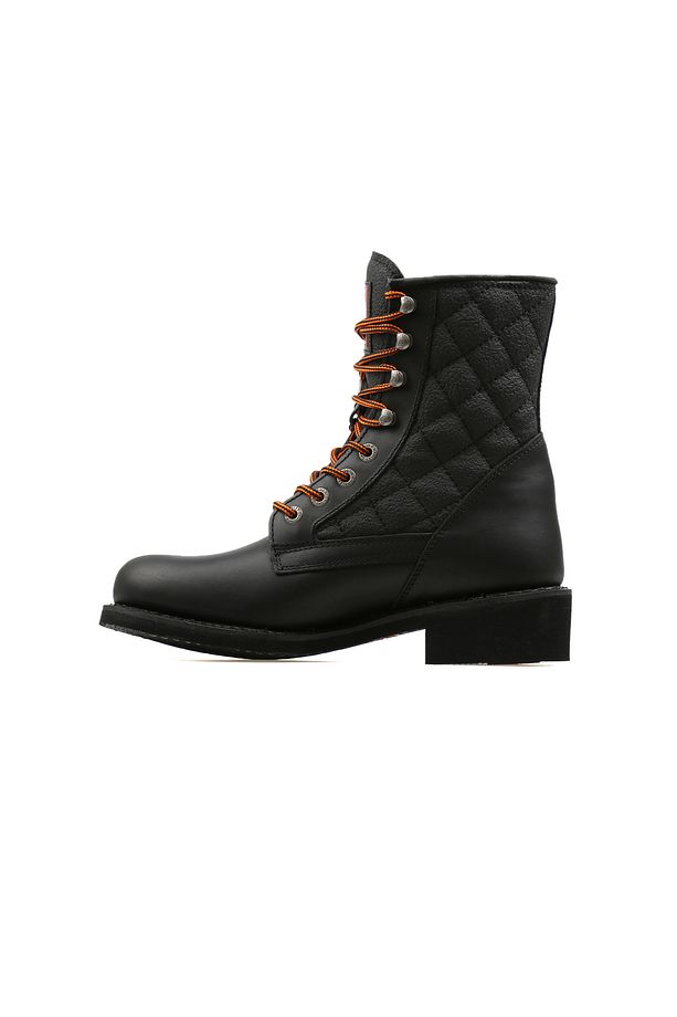 New Worker Black Deri Bot & Bootie - 2