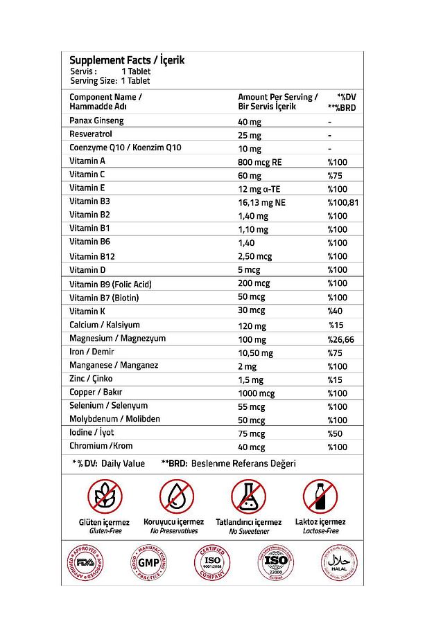 Energy Daily Multivitamin 30 Tablets - 3