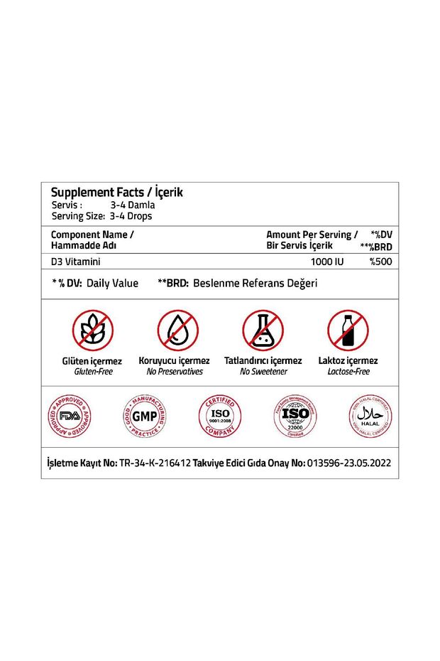 Vitamin D3 Drops 10 ml - 3